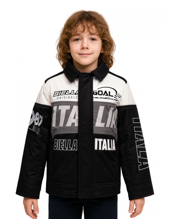 Boys Jacket Sporty Urban Black